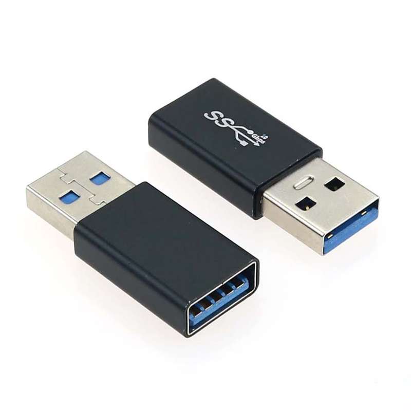 USB 3.0 Female To USB 3.0 Male Coupler Extender Converter 100pcs