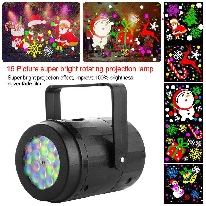 Wolulu AS-50309 LED RGB Projector Light With 16 Patterns