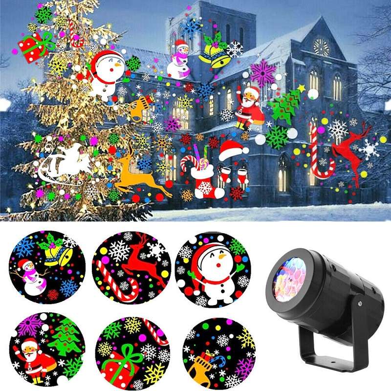 Wolulu AS-50309 LED RGB Projector Light With 16 Patterns
