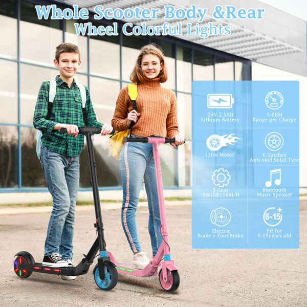 15KM/H Electric Folding Scooter 130W X11