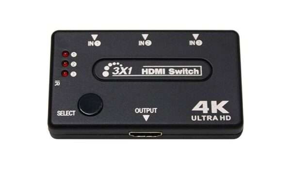 3-Port HDMI Selector 4K Ultra HD