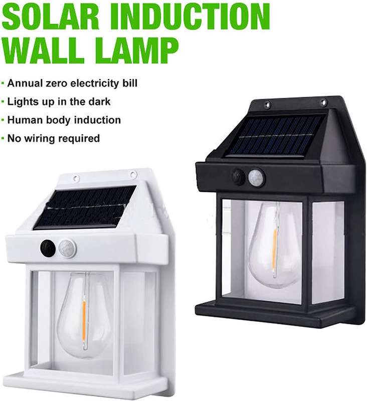 Aerbes AB-TY24 Waterproof Outdoor Solar Infrared Sensor Wall Lamp