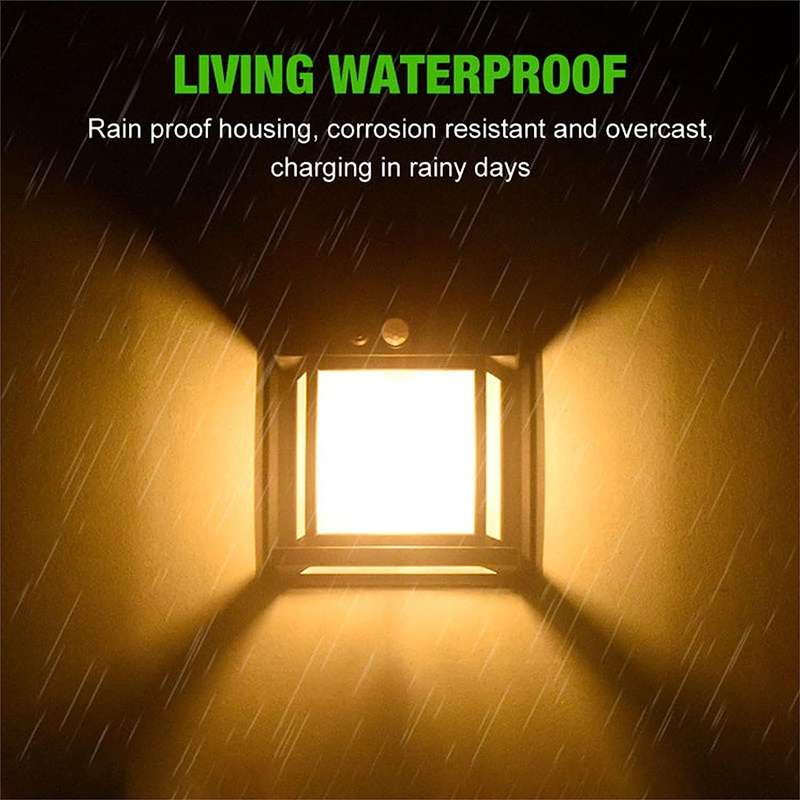 Aerbes AB-TY24 Waterproof Outdoor Solar Infrared Sensor Wall Lamp