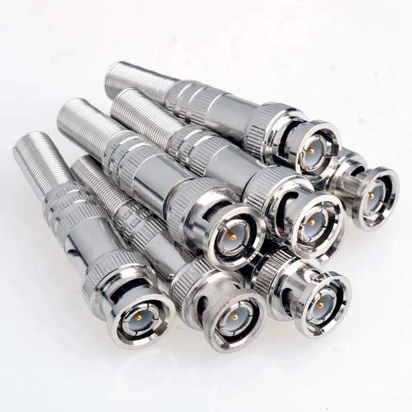 100pcs Solderless BNC Connector