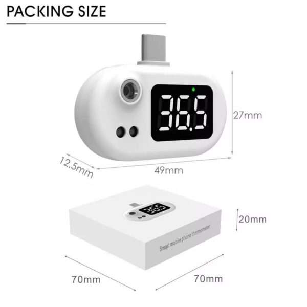 k8 Type C Mobile Phone Thermometer