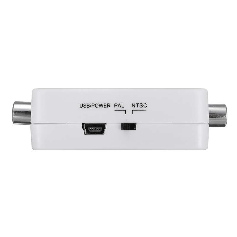 Mini PAL To NTSC TV Video System Bi-directional Converter Switch Adapter