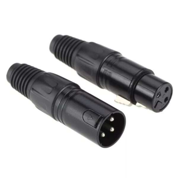 Super Electronics SE-L167 XLR 3 Pin Male To Female Microphone Audio Connectors