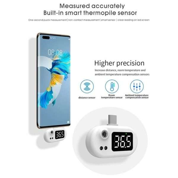k8 Type C Mobile Phone Thermometer