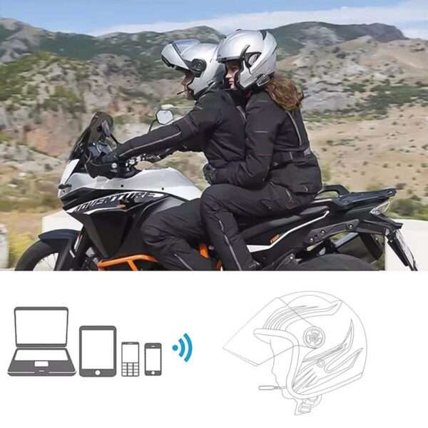 BT8 Bluetooth 4.1+EDR Anti-interference Motorcycle Helmet Earphone Riding Handsfree