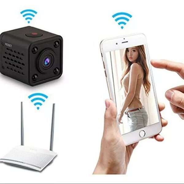 Mini WiFi Camera HD 1080P Video Audio Recorder with IR Night Vision Motion Detection Small Wireless