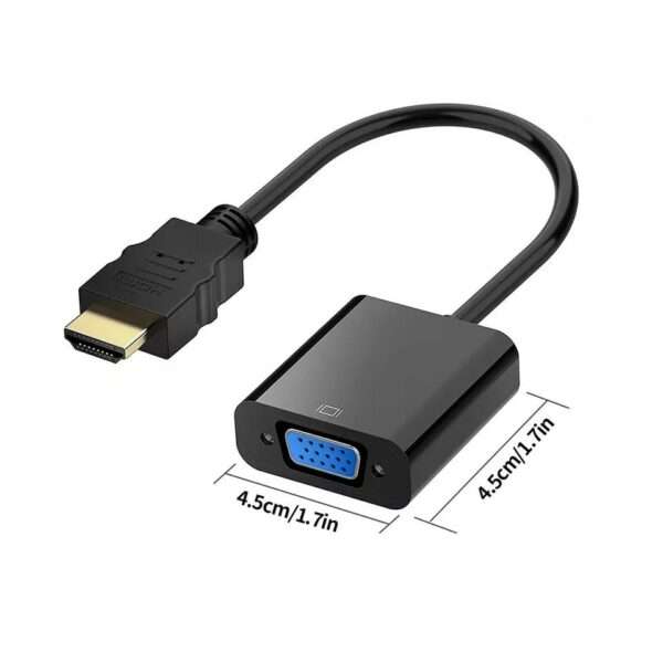 HDMI-VGA HDTV CRT Monitor TV 3.5mm Audio Cable Adapter Converter Male to Female Video adaptor