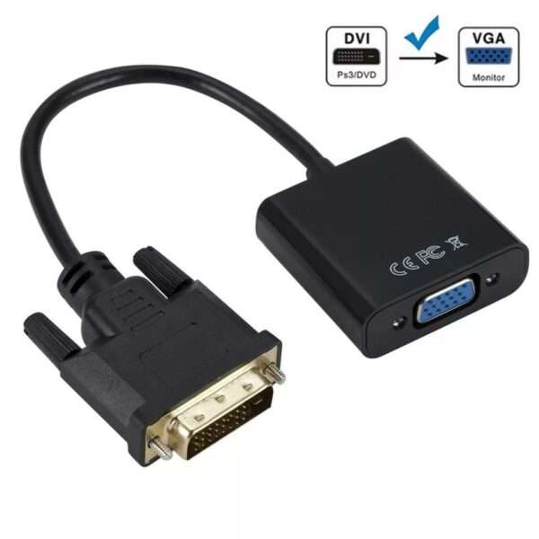 SE-L187 DVI 24+1 Male To Female VGA Adapter Video Cable Converter