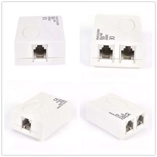 SE-L231 Telephone RJ11 Line ADSL Modem Micro Filter Splitter Pack Of 50