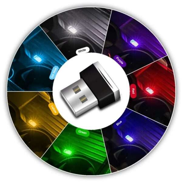 Mini USB LED Car Atmosphere Light