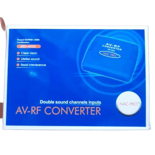 ZD-002 AV-RF Converter Television System TV Signal Standard Audio Video Signal Converter