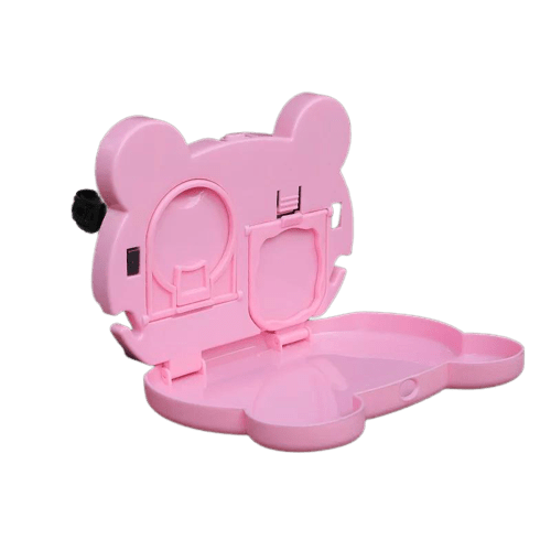JH-2180 Car Feeding Tray Tableware Cartoon Character Kids Anti-fall Dishes