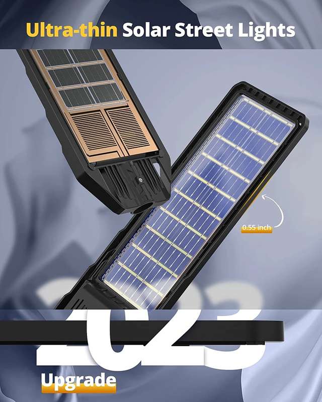 FT-100W-96 Double Sided Private Street Solar Light With 30cm Pole Arm 100W