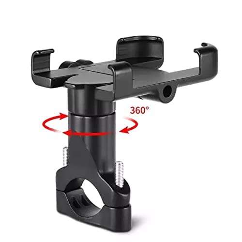 C1B Rearview Mirror Mount Stand Phone Holder For Bike, Bicycle With 360° Rotation
