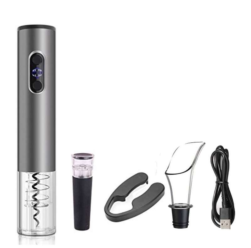 XF0340 Electric Wine Opener Gift Set With Charging Base