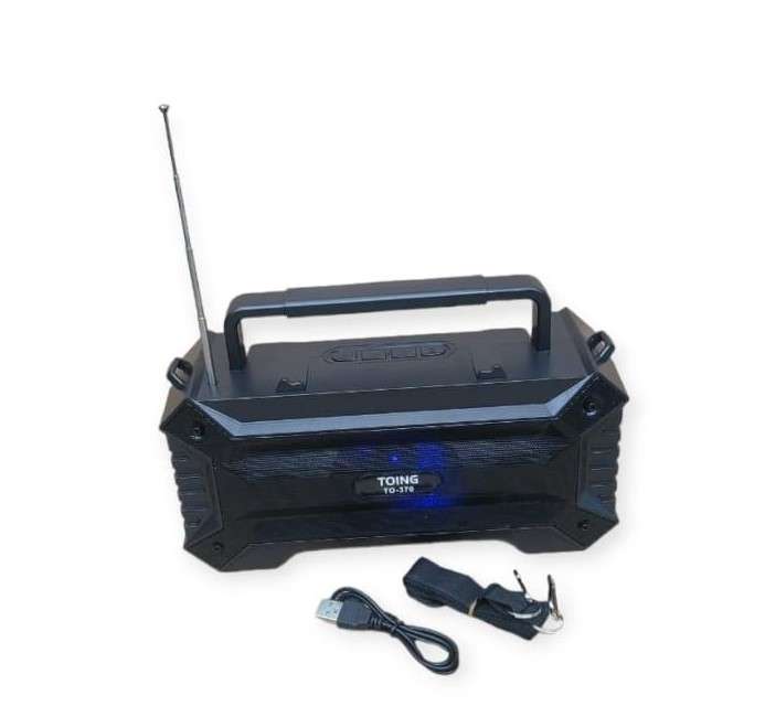 TO-370 Toing 10W Solar Powered Bluetooth Speaker Built In Microphone,1500Mah Battery