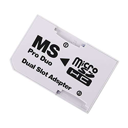 Dual Micro SD Card Adapter MS Pro Duo for PSP Converter with 16gb Micro SD Card