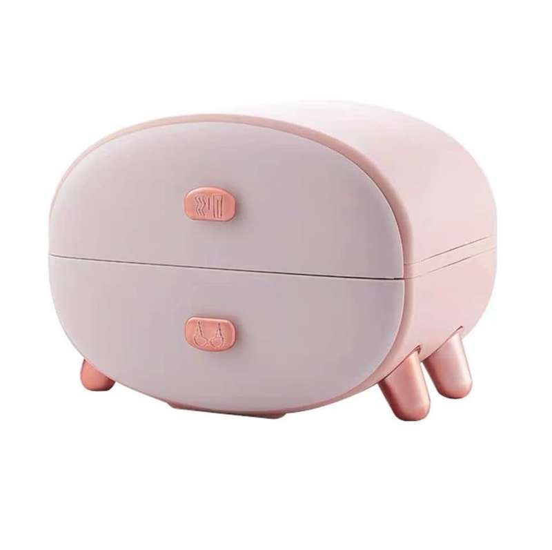 438803 Ectia Plastic 2 Drawer Storage Box For Small Items