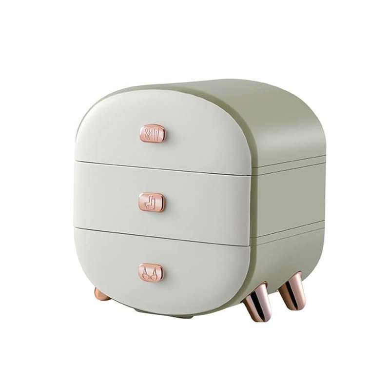 438797 Ectia Plastic 3 Drawer Storage Box For Small Items