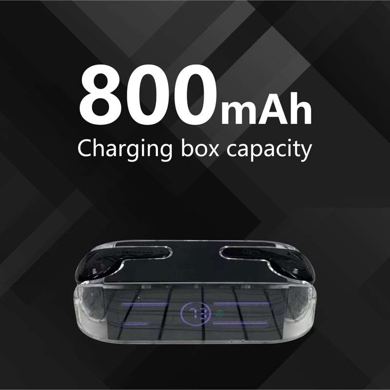 KM12 Bluetooth 5.3 Headset with Transparent Case