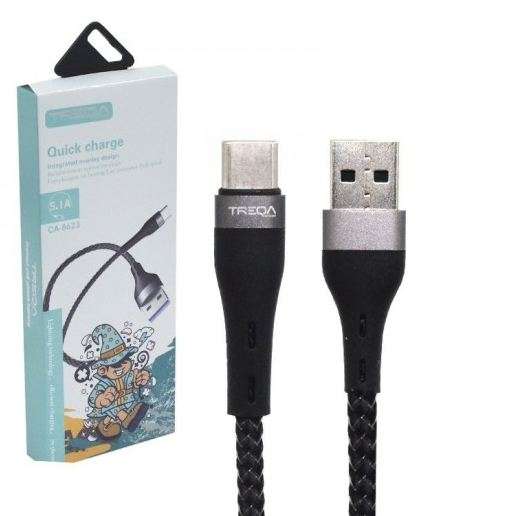 Treqa CA-8623  Quick Charge Type C USB Cable 5.1A