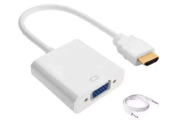 HDMI-VGA HDTV CRT Monitor TV 3.5mm Audio Cable Adapter Converter Male to Female Video adaptor