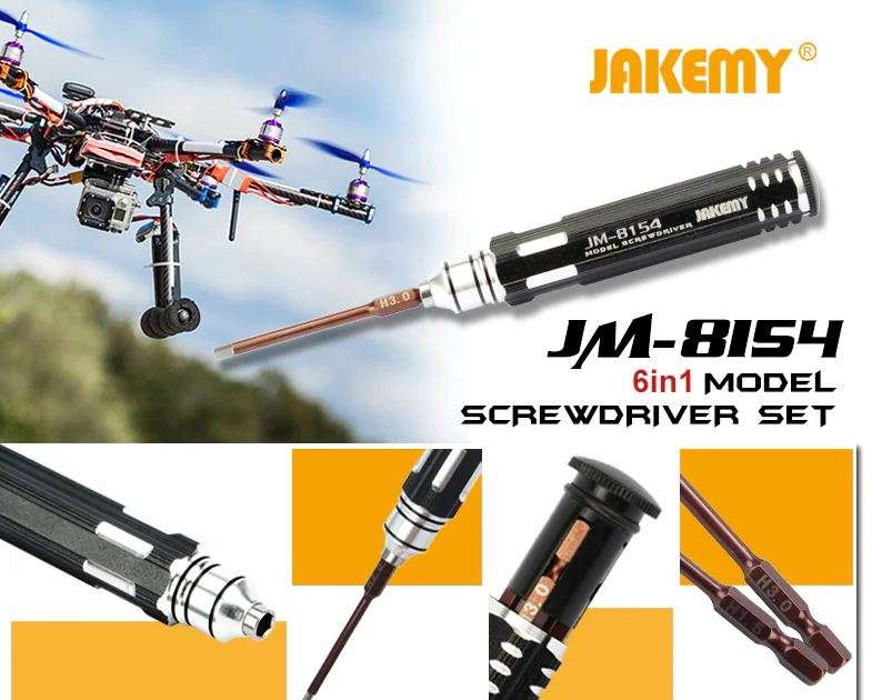 JM-8154 Hexagonal Screw Driver Set 6 In 1