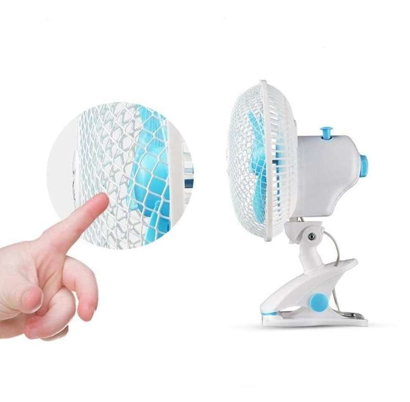 Aerbes AB-J276 Electric Clip/Wall Or Table  Fan 3 Blade