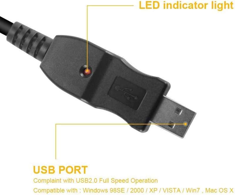 SE-L19 USB Male to 3-Pin XLR Female Cable 3M
