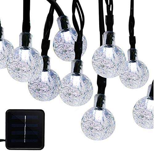 FA-LC45 Solar Bubble Ball String White Light 5M