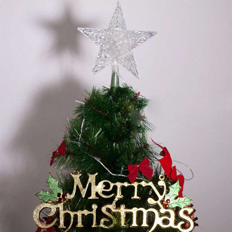 ZYF-104 Christmas Tree Top LED Star RGB 15cm