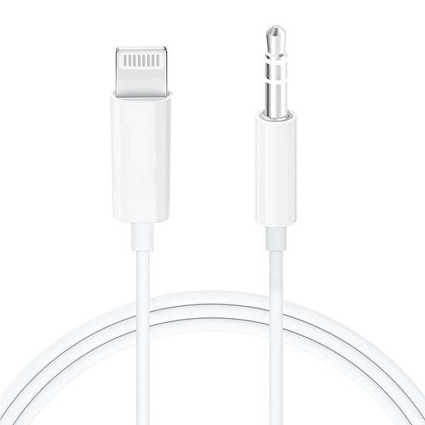 JH-025 Lighting Pin to 3.5mm Male Audio Jack Aux Cable 1M