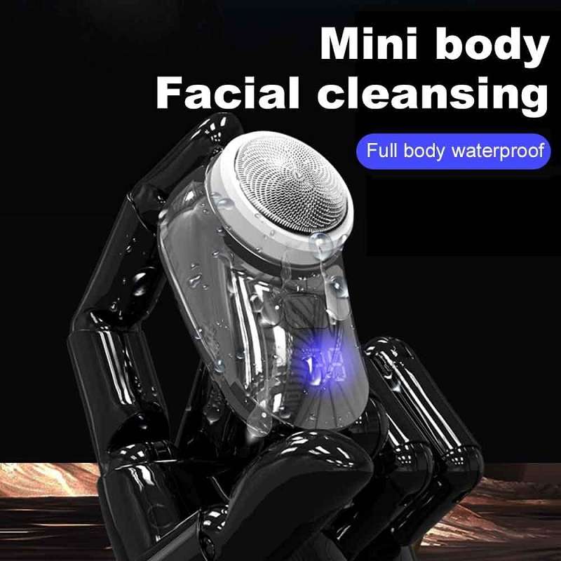 Wolulu AS-50863 Mini Portable Electric Mens Shaver With Digital Display