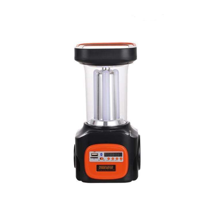 FA-T03 Multifunctional Rechargeable Solar Powered Speaker Light With 3 Bulbs