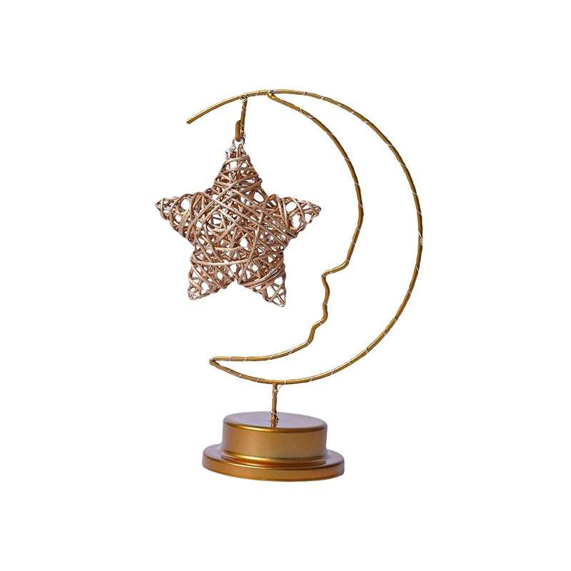Battery Operated Star Quarter Moon Light Warm White