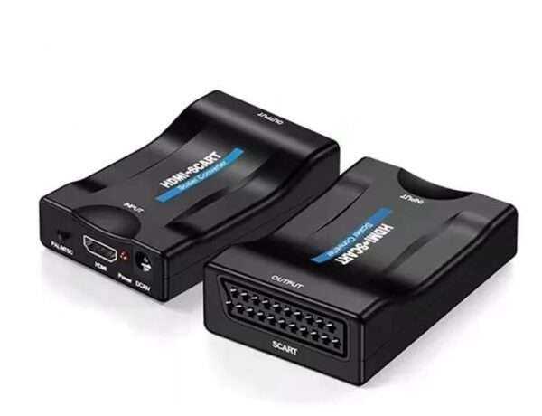 1080P HDMI To SCART  Converter Digital Analog Signal Adapter Fit NTSC,PAL For SKY HD
