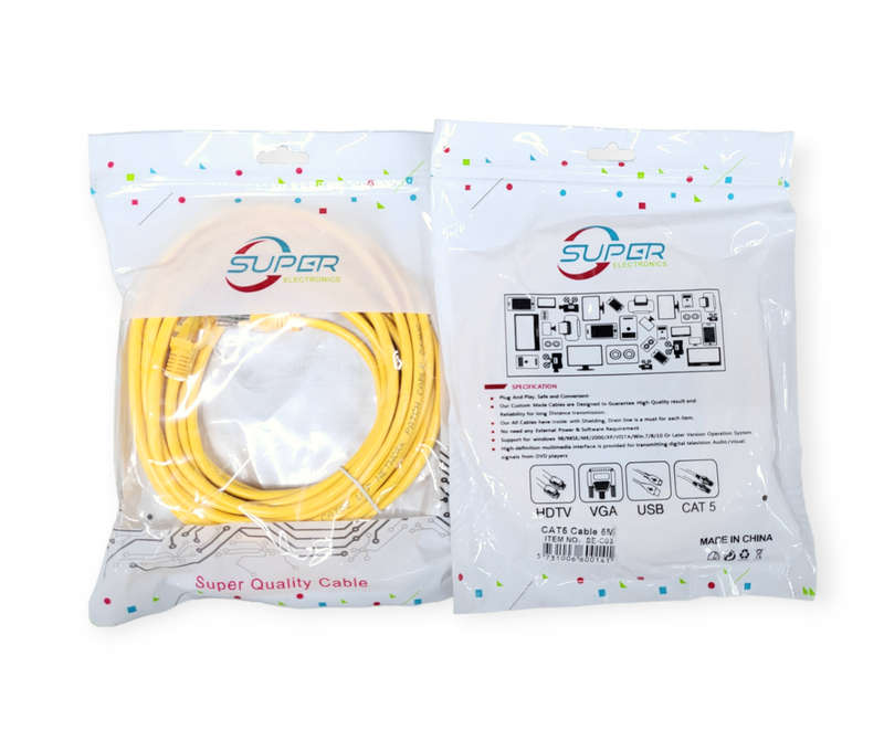 Super Electronics SE-C03 Cat5e LAN Network Cable 5M