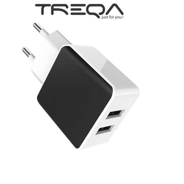 Treqa CH-605 Dual USB Port Plug 2.5A