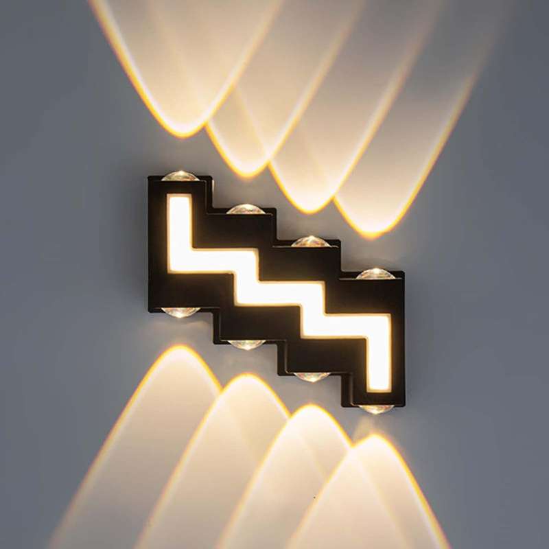 12W Double Sided LED Wall Lamp 3000K 8 LEDS