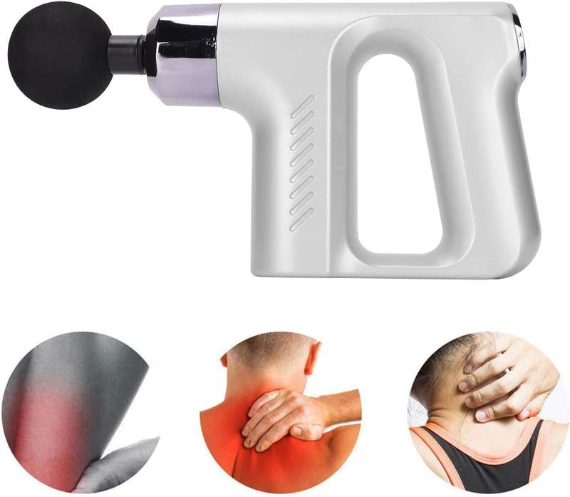 Aorlis AO-77942 Rechargeable Adjustable 5 Speed Electric  Massage Gun 4 In 1