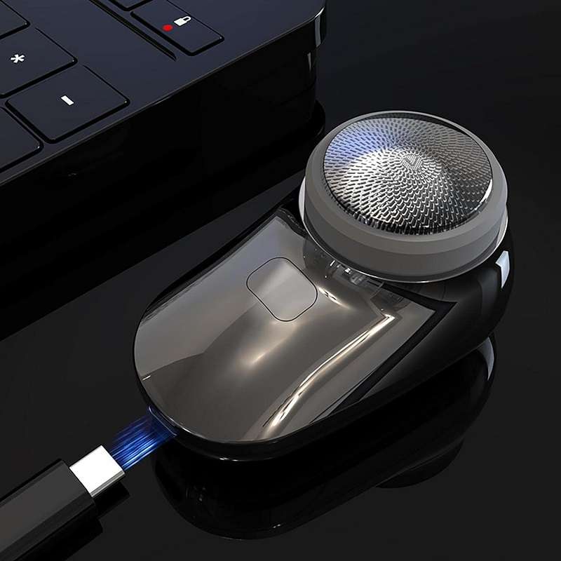 Wolulu AS-50863 Mini Portable Electric Mens Shaver With Digital Display