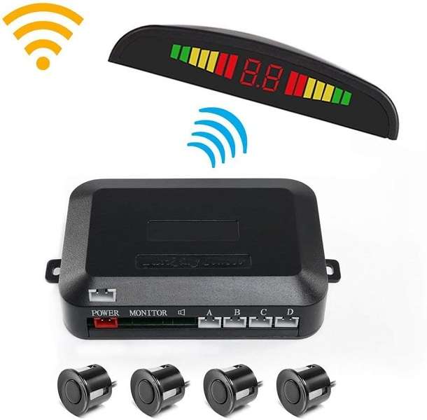 PZ300 Car Reverse Parking Radar 4 Sensor Security System