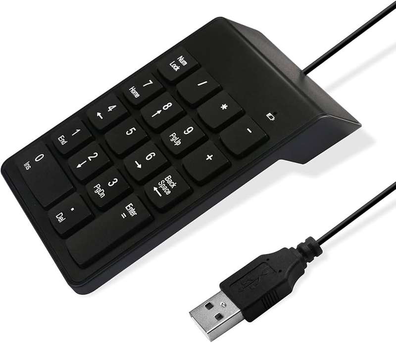 USB Wired Numeric Keypad