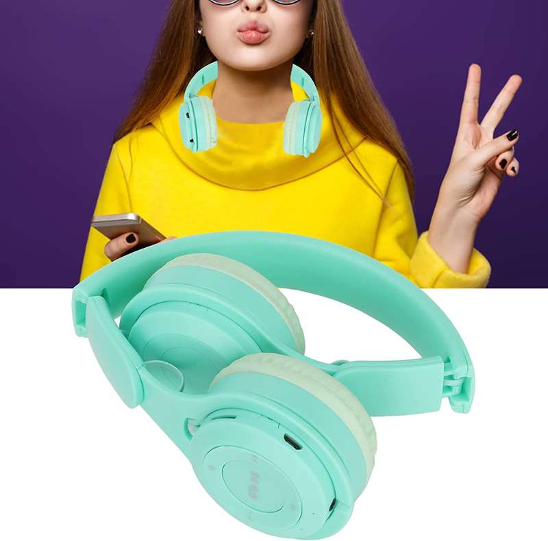 Treqa XH-P47 Foldable Bluetooth Headphones With Micro SD Card Slot