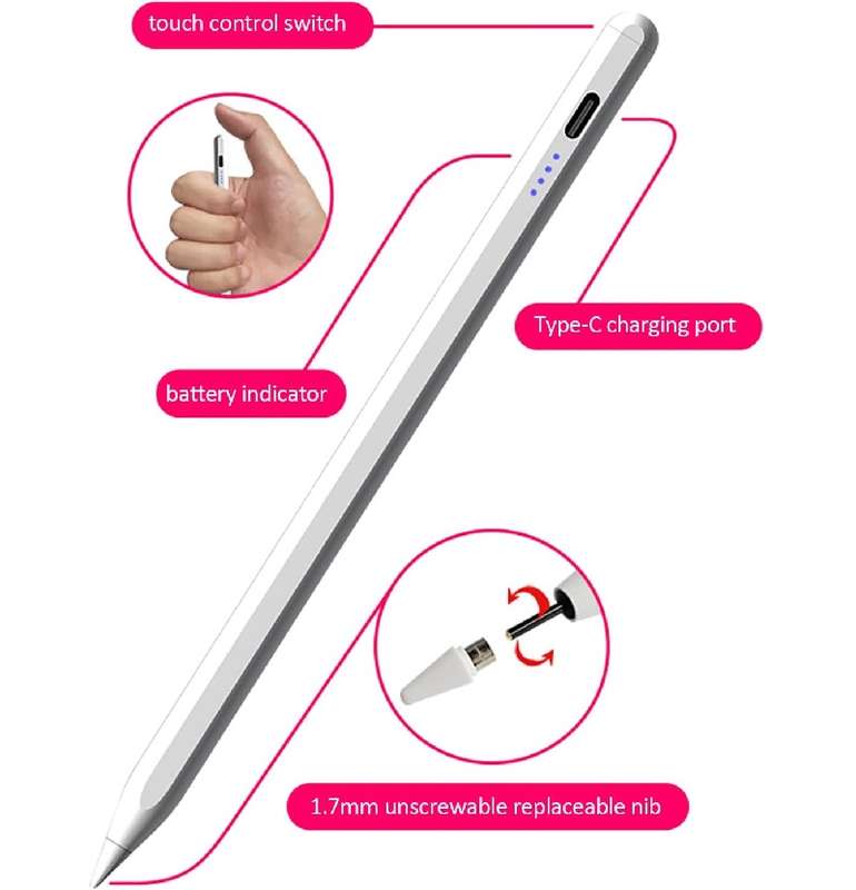 Wolulu AS-51421 Rechargeable Universal Stylus Pen