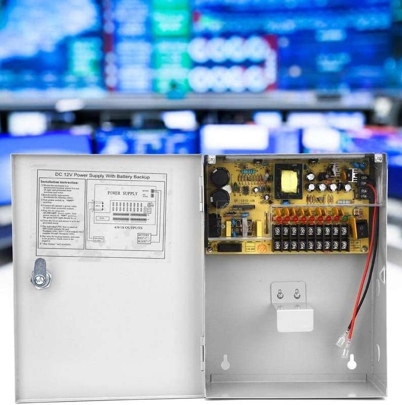 XF0691 DC12V Power Supply 10A 9 Channel